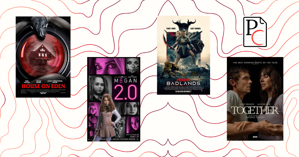 the best and worst horror movies of 2025, including House of Eden, Megan 2.0, Predator: Badlands, and Together.